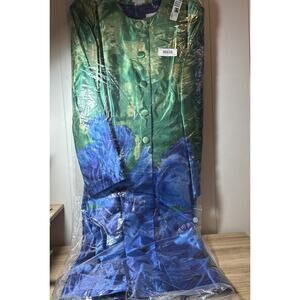 K. Jordan Women's Bold Floral Jacket Dress Rn 111464 2PCS Set Dry Cleaned 24W V6